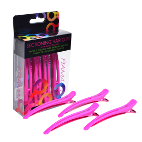 Super Sectioner Hair Clips Pink Framar